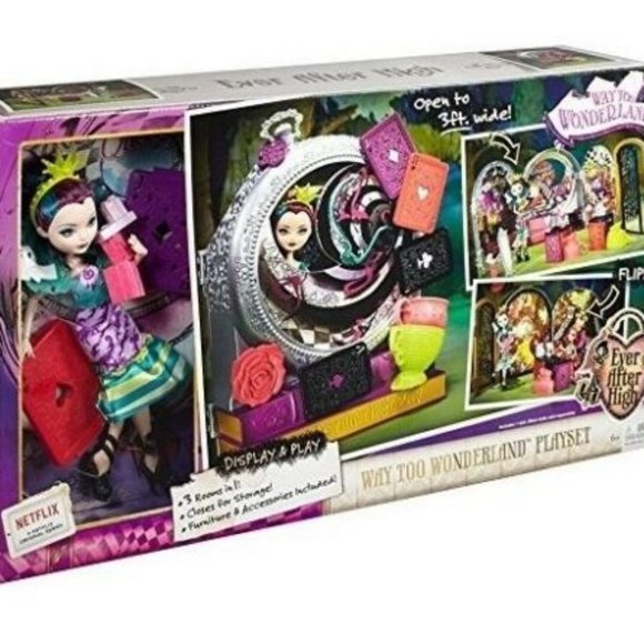 Ever After High Way Too Wonderland Raven Queen Set - Picture 1 of 7